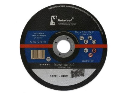 245888 kotouc rezny 150 x 1 6 x 22 2 mm molatool profi