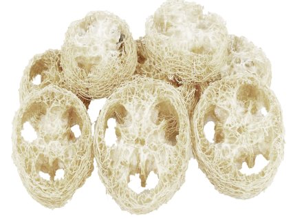 188184 dekorace luffa platky belene 6 ks