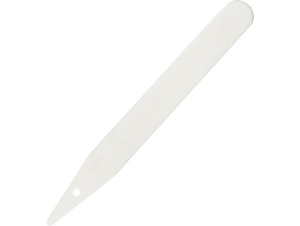 174729 jmenovka zapichovaci l 6 bila 15x1 7 cm rovna