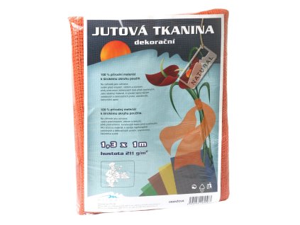 188883 jutova tkanina 1 3 x 1 m oranzova