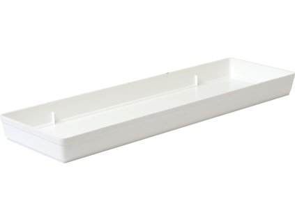 170823 miska pod truhlik hladka bila 60 cm