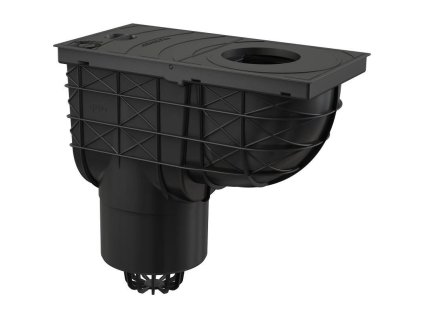 30786 1 149810 lapac stresnich splavenin primy dn 125 mm cerna enpro 0z