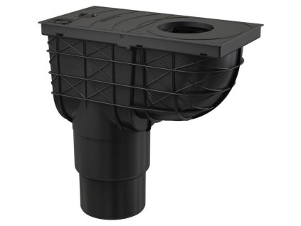 30795 1 149817 lapac stresnich splavenin primy dn 125 110 mm cerna enpro 0z