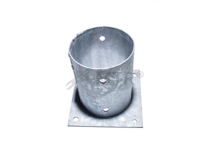 Topánka kotevná, kruhová s doskou (Varianta 80mm žár. Zn)