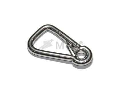 780578 karabina popruhova s okem a pojistkou nerez a4