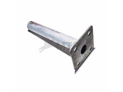 Pätka kotviaca pre plotové stĺpiky (Varianta 34x250mm (110x110x4mm) žár. Zn)