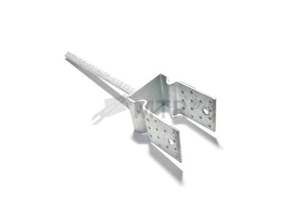 Pätka kotevná U s prelisom (Varianta 60x60x125x4mm žár. Zn)