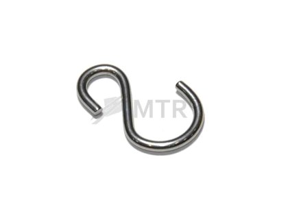 S hák nepravidelný nerezový (Varianta 2mm nerez A2)