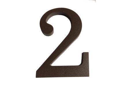 29583 1 148342 cislo 2 180 mm plastova hneda 0z
