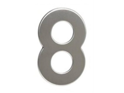 29556 1 148330 cislo 8 50 mm samolepici nerez 0z