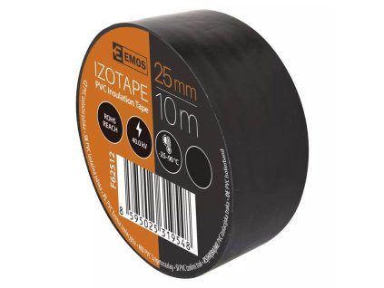 38490 1 82f62512 paska izolacni 25 mm x 10 m cerna 0a