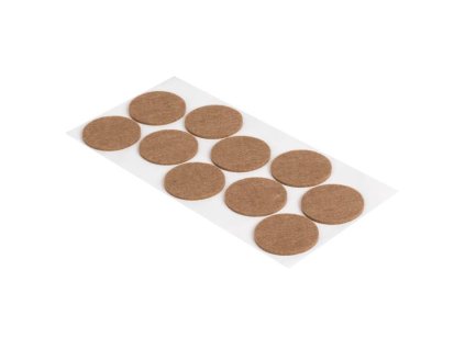 29457 1 148297 podlozky filcove 45 mm samolepici hnede 10 ks 0z