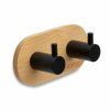 992287 1 vesak 9x4 5x3 5cm 2 hacky samolepici bambus kov cer