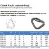 Článok Rapid trojuholníkový (Varianta 4mm Zn)