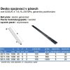 Doska spojovacia v pásoch (Varianta 1000x40mm Zn)
