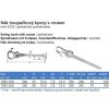 Hák hojdačkový kývny s skrutkou (Varianta 10,6x200mm Zn)