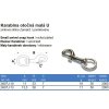Karabína otočná malá U (Varianta 53x10mm Ni)