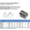 Lanová svorka pevná krížová nerez A4 (Varianta M10x2,5mm nerez A4)