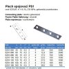 Plech spojovací PS1 (Varianta 40x15x2mm Zn)