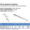 Plech spojovací zosilnený (Varianta 20x200mm Zn)