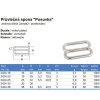 Prievlečná spona (Posuvka) (Varianta 16x5,0mm Ni)