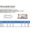 Spona trojzubec kovová (Varianta 35x15mm Ni)