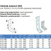 Uholník kotevný UK2 (Varianta 80x60x40x3mm Zn)