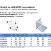 Uholník montážny nepravidelný ÚP9 (Varianta 60x40x40x2mm Zn)