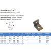 Uholník úzky ÚP1 (Varianta 20x20x15x1,5mm nerez A2)
