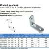 Uholník zosilnený (Varianta 50x50x20x4mm Zn)