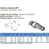 Uzáver pákový UP3, nerez A2 (Varianta 16x56mm nerez A2)