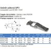 Uzáver pákový uzamykateľný UP3, nerez A2 (Varianta 16x56mm nerez A2)