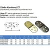 Záves kĺbový Z7 (Varianta 30x80mm Ms)