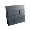 990778 schranka postovni bricks 370x370x105mm antr