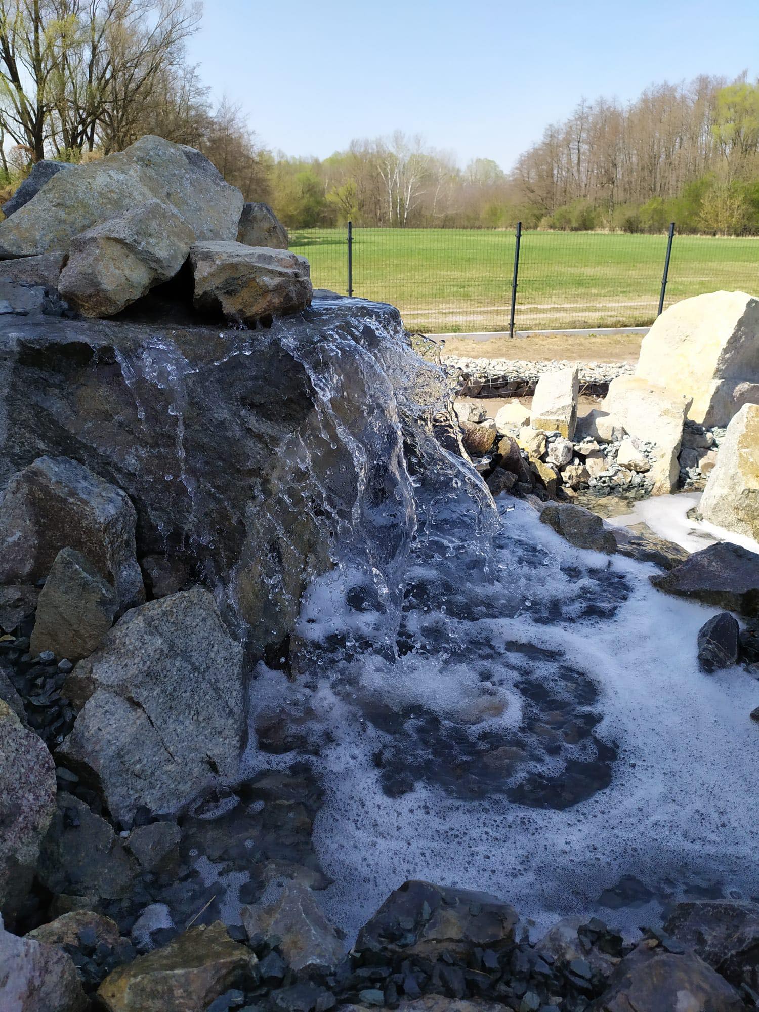 Vodní prvek na zahradě