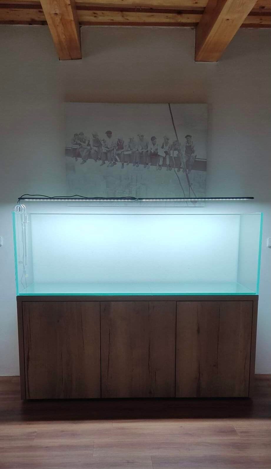 Akvárium 180x60x60/15mm optiwhite