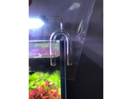Skleněná U trubice na co2 hadičku (11-13mm)