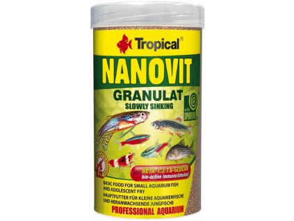 TROPICAL- Nanovit granulát 100ml/70g