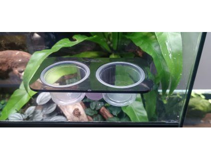 Krmítko s přísavkou, 2 misky