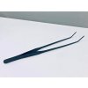 Pinzeta zahnutá 25 cm černá