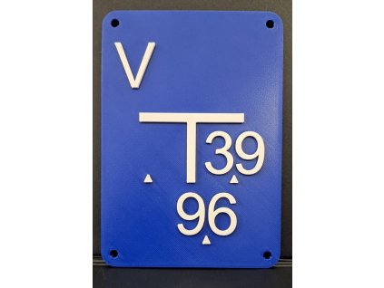 Orientační modrá 1