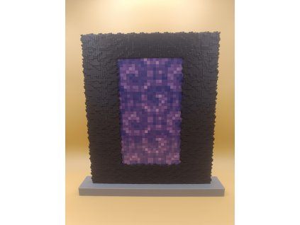 Minecraft Nether Portál - fotorámeček