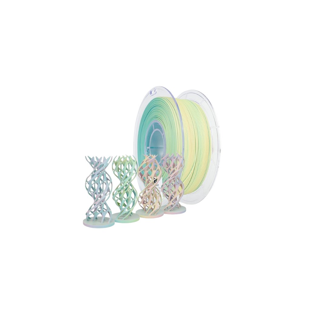 ZIRO / Pla Matte / Tri Color - Colorful Mist / 1.75mm / 1kg – Filament pro 3D tisk