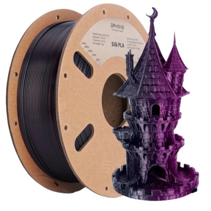 ERYONE | PLA Silk Dual-color | Černá - "rose" | 1.75mm | 1kg