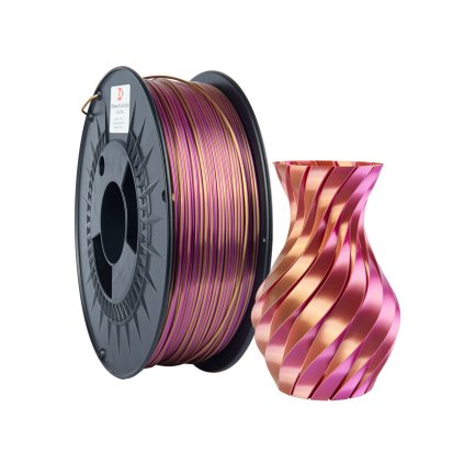 Filament 3DPower PLA SILK Dual Color 1 75mm Gold Pink1kg 195 1