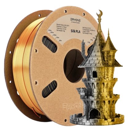 ERYONE / Pla Silk / Dual-color / Černá - Tmavě zlatá / 1.75mm / 1kg – Filament pro 3D tisk
