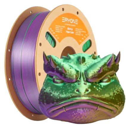 ERYONE / Pla Silk / Triple - Color / Zlatá - Zelená - Fialová / 1.75mm / 1kg – Filament pro 3D tisk
