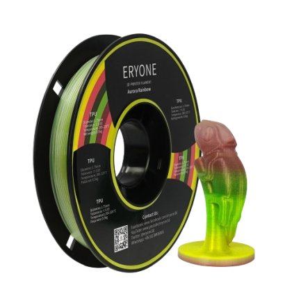 ERYONE / TPU / Aurora rainbow / 1.75mm / 0.5kg - Filament pro 3D tisk