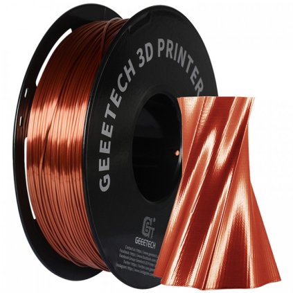 GEEETECH / Pla Silk / Copper / 1.75mm / 1kg – Filament pro 3D tisk