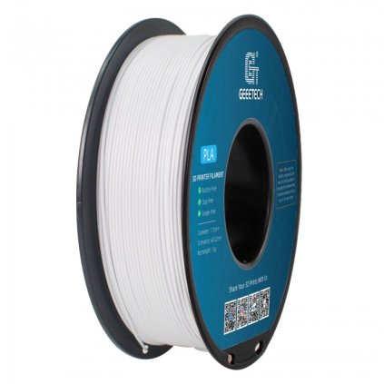 GEEETECH / Pla / Bílá / 1.75mm / 1kg – Filament pro 3D tisk